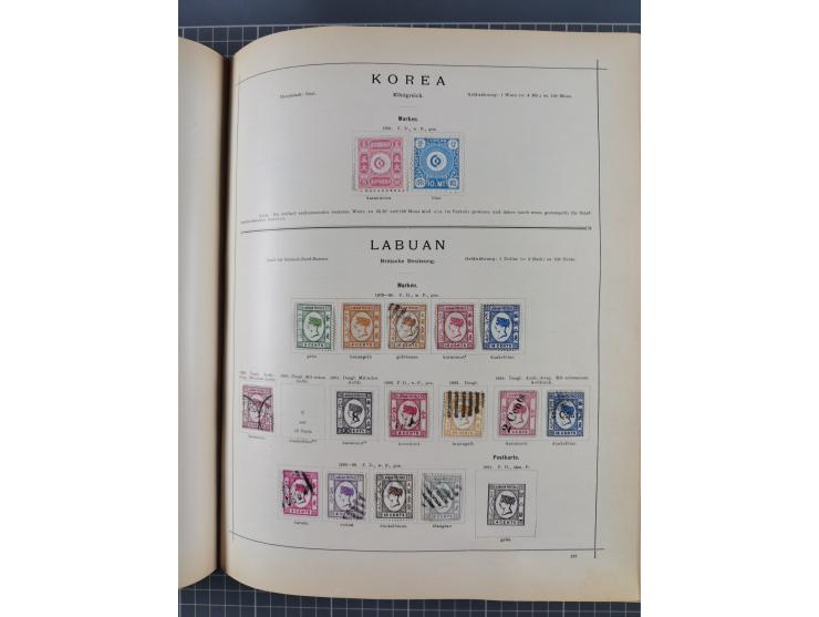 1854/90 (ca.), Afghanistan to Zululand, magnificent unused and used collection, only classical and semi-classical issues nice