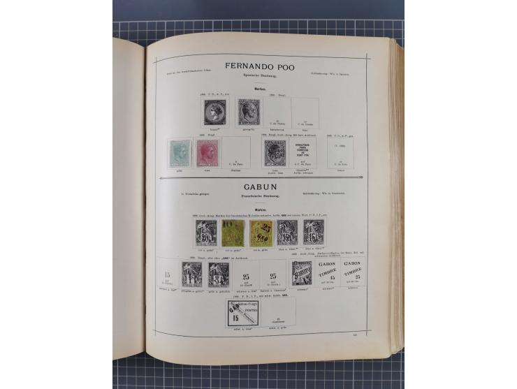 1854/90 (ca.), Afghanistan to Zululand, magnificent unused and used collection, only classical and semi-classical issues nice