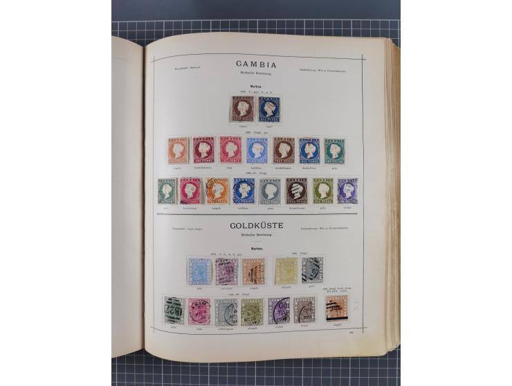 1854/90 (ca.), Afghanistan to Zululand, magnificent unused and used collection, only classical and semi-classical issues nice