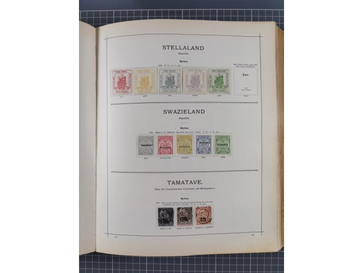 1854/90 (ca.), Afghanistan to Zululand, magnificent unused and used collection, only classical and semi-classical issues nice