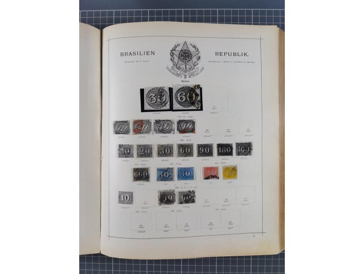 1854/90 (ca.), Afghanistan to Zululand, magnificent unused and used collection, only classical and semi-classical issues nice