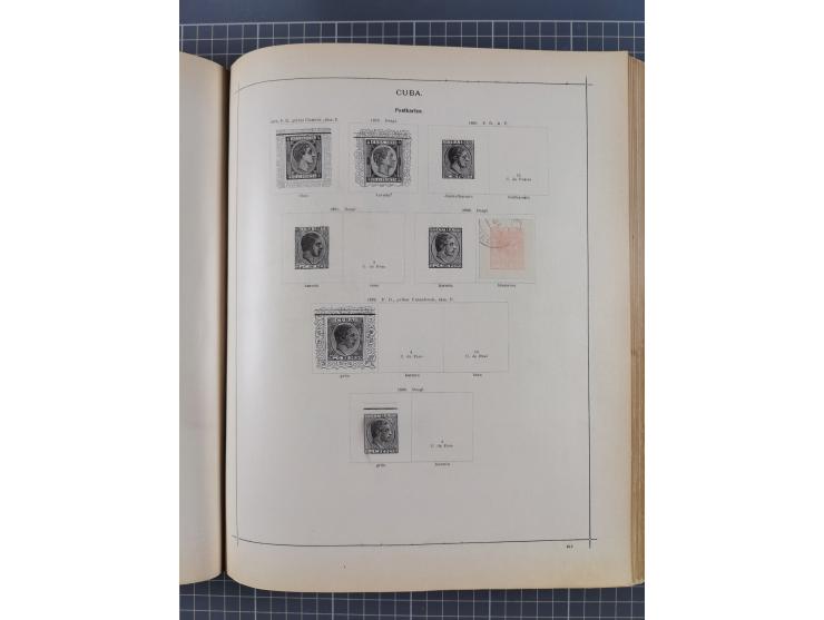 1854/90 (ca.), Afghanistan to Zululand, magnificent unused and used collection, only classical and semi-classical issues nice