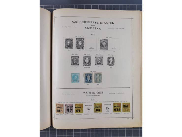 1854/90 (ca.), Afghanistan to Zululand, magnificent unused and used collection, only classical and semi-classical issues nice