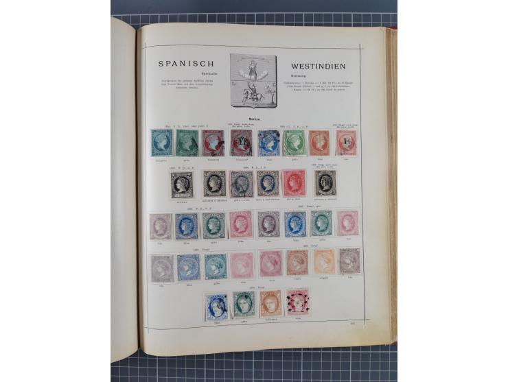 1854/90 (ca.), Afghanistan to Zululand, magnificent unused and used collection, only classical and semi-classical issues nice