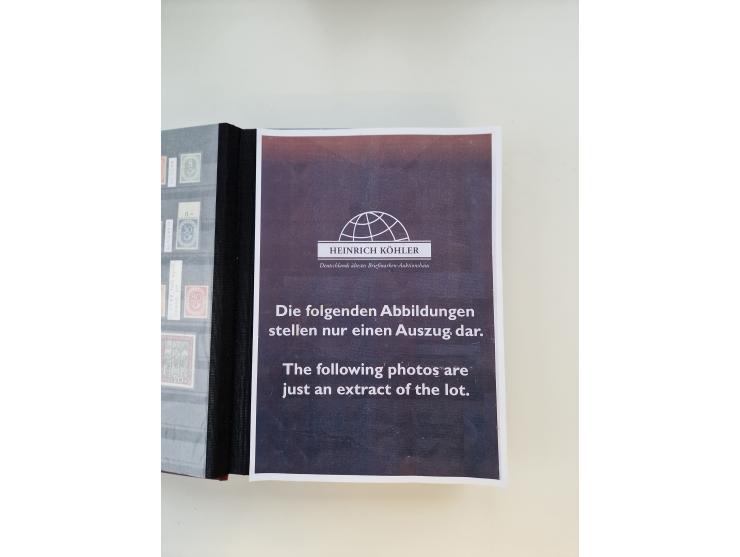 1920/2001, postfrischer, ungebrauchte und gestempelter Bestand in 8 großen Kartons, dabei Sammlungen Bund mit Posthorn, Berli