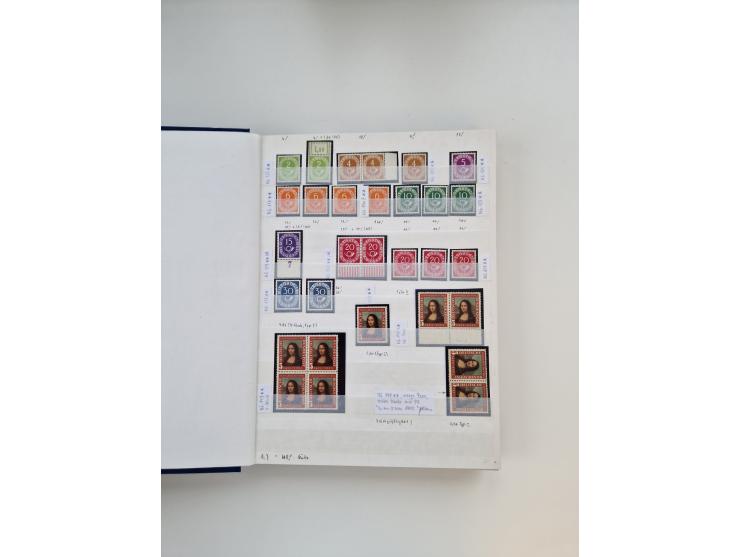 1920/2001, postfrischer, ungebrauchte und gestempelter Bestand in 8 großen Kartons, dabei Sammlungen Bund mit Posthorn, Berli