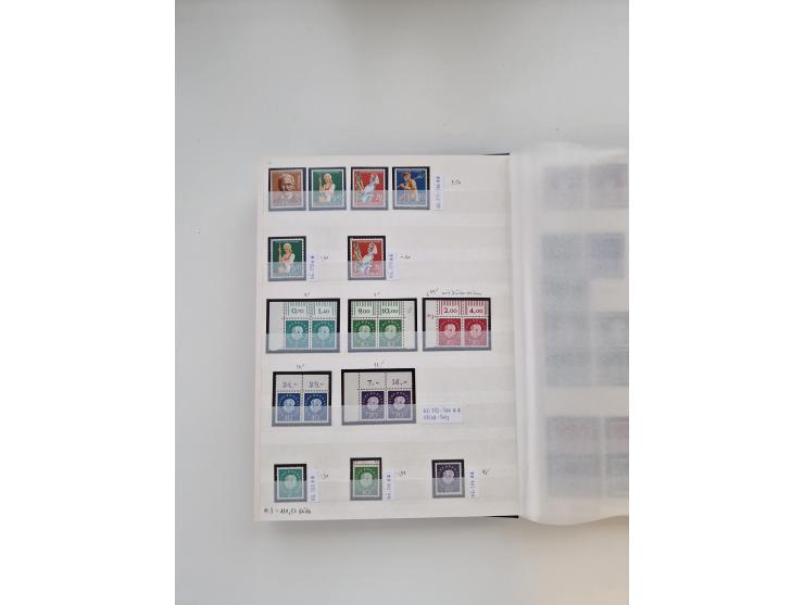 1920/2001, postfrischer, ungebrauchte und gestempelter Bestand in 8 großen Kartons, dabei Sammlungen Bund mit Posthorn, Berli