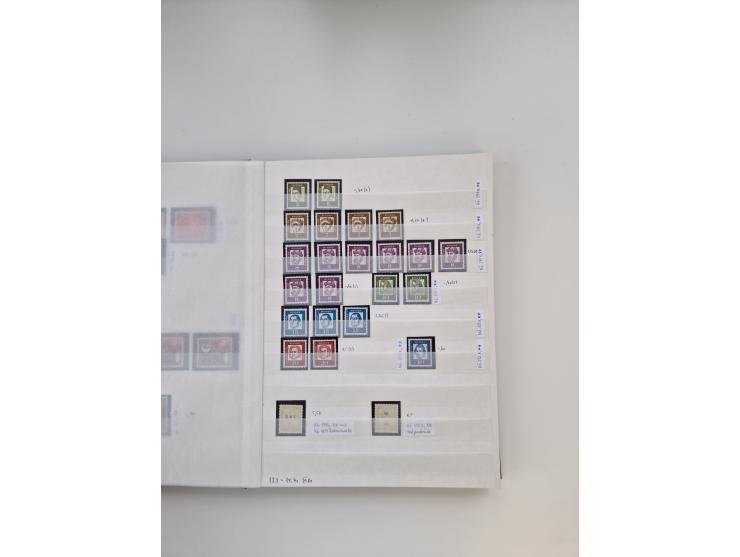 1920/2001, postfrischer, ungebrauchte und gestempelter Bestand in 8 großen Kartons, dabei Sammlungen Bund mit Posthorn, Berli