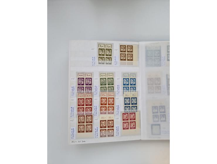 1920/2001, postfrischer, ungebrauchte und gestempelter Bestand in 8 großen Kartons, dabei Sammlungen Bund mit Posthorn, Berli