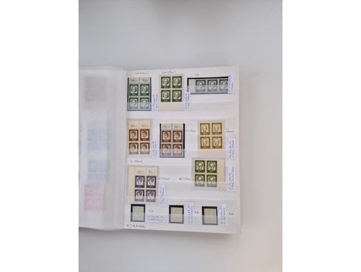 1920/2001, postfrischer, ungebrauchte und gestempelter Bestand in 8 großen Kartons, dabei Sammlungen Bund mit Posthorn, Berli