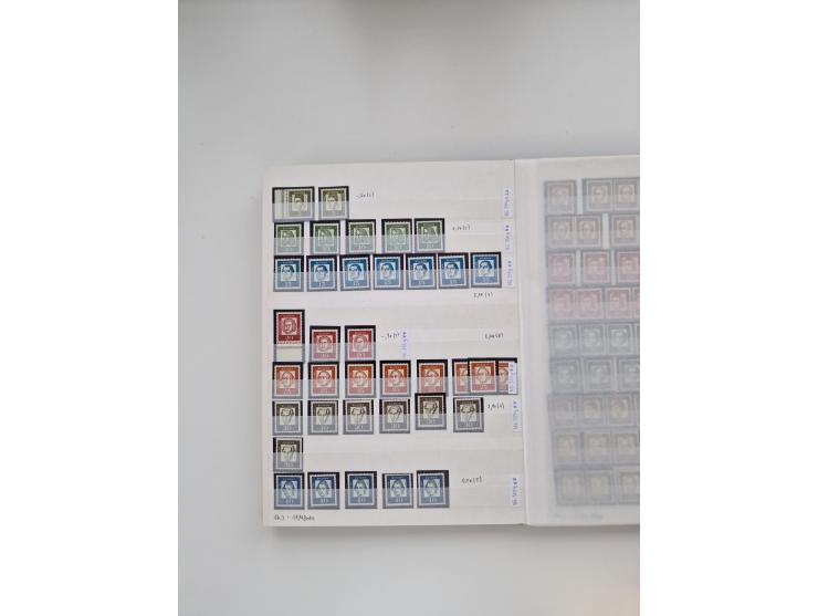 1920/2001, postfrischer, ungebrauchte und gestempelter Bestand in 8 großen Kartons, dabei Sammlungen Bund mit Posthorn, Berli