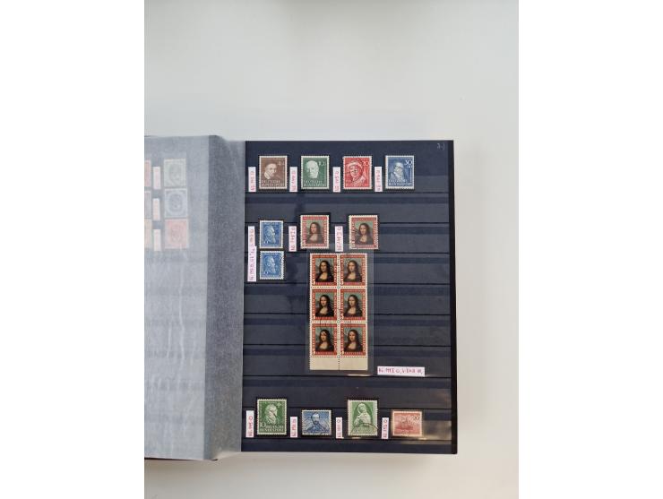 1920/2001, postfrischer, ungebrauchte und gestempelter Bestand in 8 großen Kartons, dabei Sammlungen Bund mit Posthorn, Berli