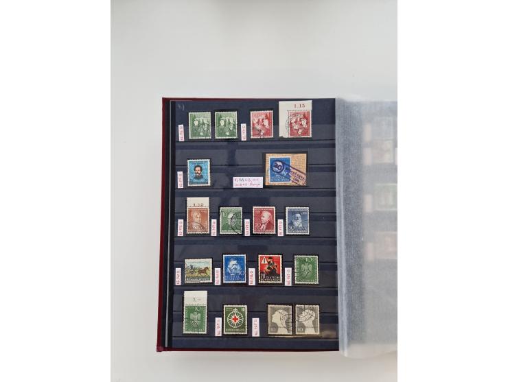 1920/2001, postfrischer, ungebrauchte und gestempelter Bestand in 8 großen Kartons, dabei Sammlungen Bund mit Posthorn, Berli