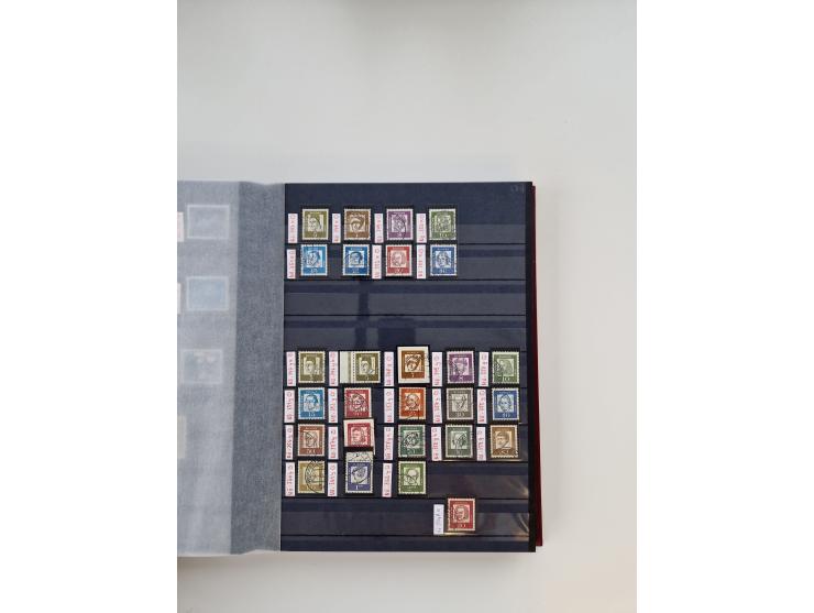 1920/2001, postfrischer, ungebrauchte und gestempelter Bestand in 8 großen Kartons, dabei Sammlungen Bund mit Posthorn, Berli