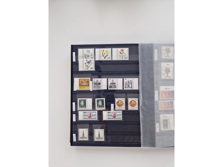 1920/2001, postfrischer, ungebrauchte und gestempelter Bestand in 8 großen Kartons, dabei Sammlungen Bund mit Posthorn, Berli