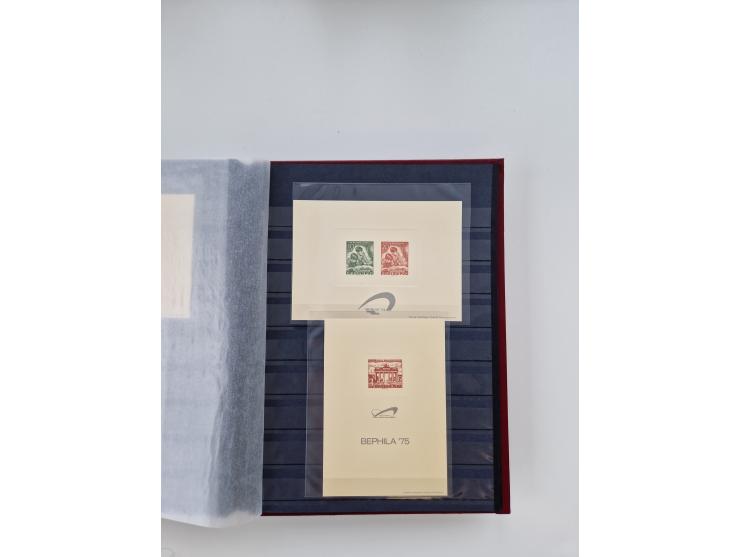 1920/2001, postfrischer, ungebrauchte und gestempelter Bestand in 8 großen Kartons, dabei Sammlungen Bund mit Posthorn, Berli