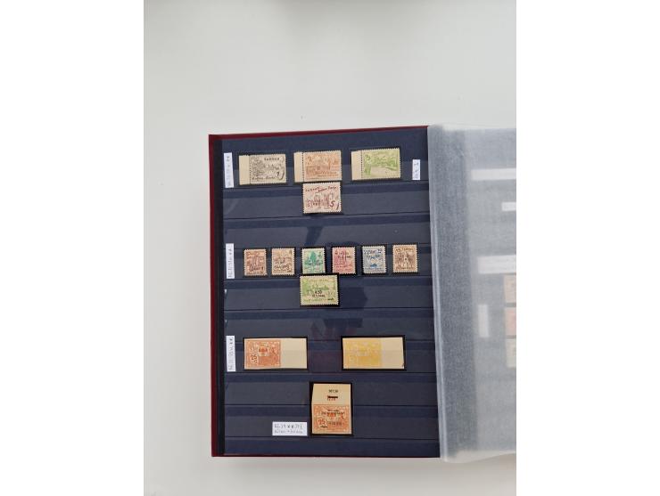 1920/2001, postfrischer, ungebrauchte und gestempelter Bestand in 8 großen Kartons, dabei Sammlungen Bund mit Posthorn, Berli