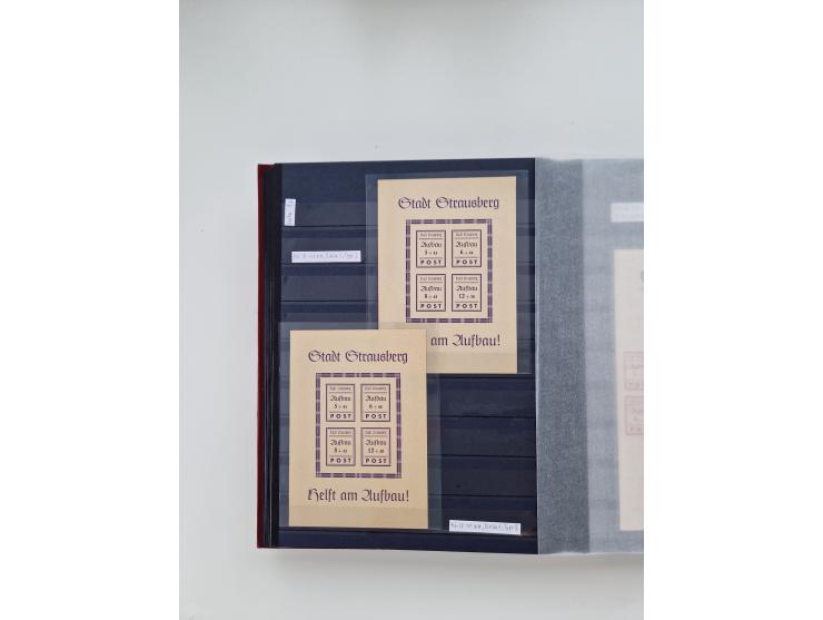 1920/2001, postfrischer, ungebrauchte und gestempelter Bestand in 8 großen Kartons, dabei Sammlungen Bund mit Posthorn, Berli