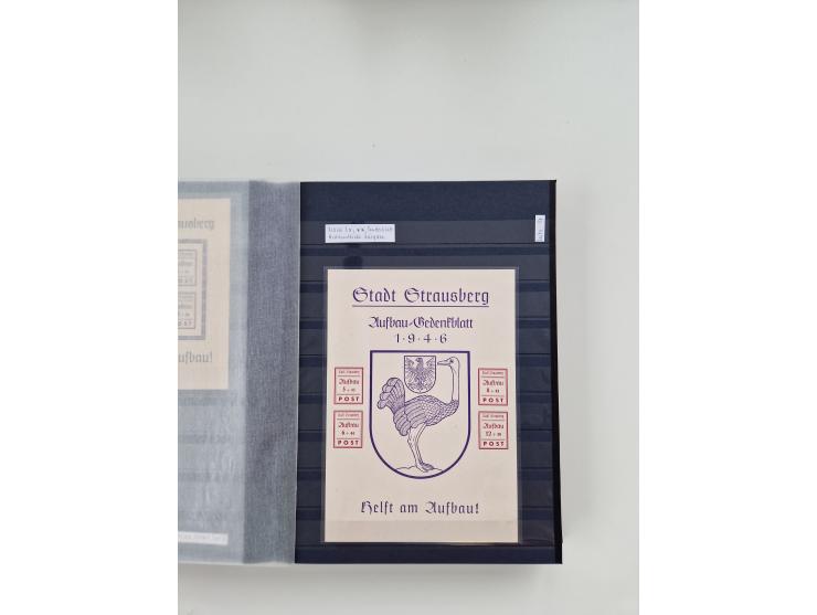 1920/2001, postfrischer, ungebrauchte und gestempelter Bestand in 8 großen Kartons, dabei Sammlungen Bund mit Posthorn, Berli