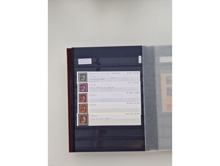 1920/2001, postfrischer, ungebrauchte und gestempelter Bestand in 8 großen Kartons, dabei Sammlungen Bund mit Posthorn, Berli