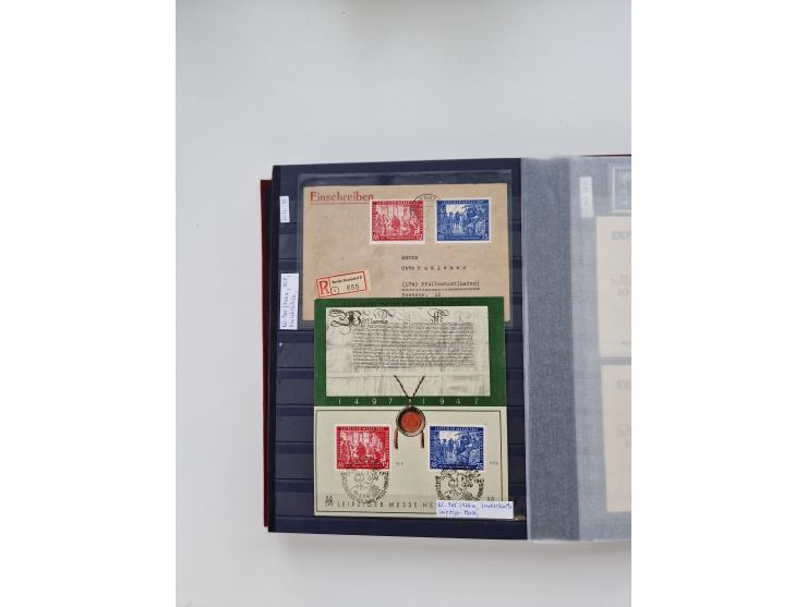 1920/2001, postfrischer, ungebrauchte und gestempelter Bestand in 8 großen Kartons, dabei Sammlungen Bund mit Posthorn, Berli