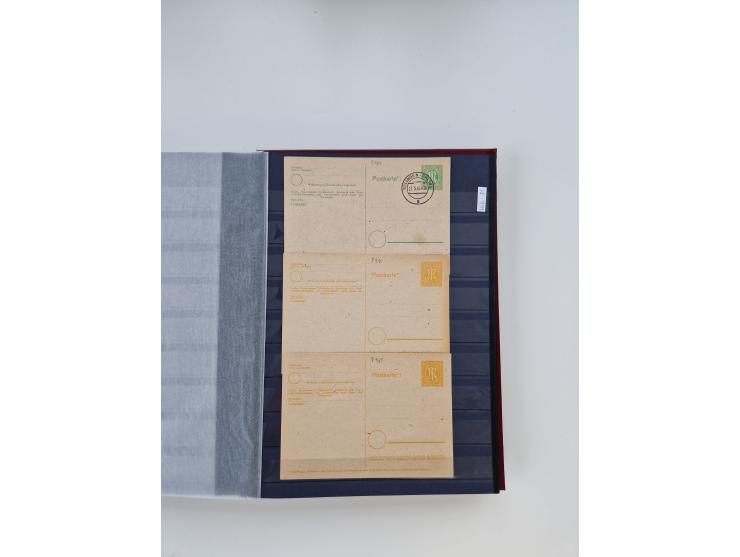 1920/2001, postfrischer, ungebrauchte und gestempelter Bestand in 8 großen Kartons, dabei Sammlungen Bund mit Posthorn, Berli