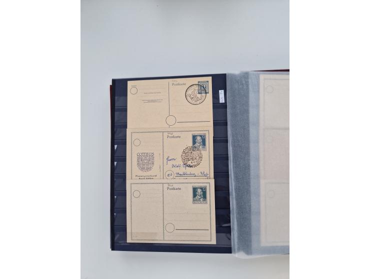 1920/2001, postfrischer, ungebrauchte und gestempelter Bestand in 8 großen Kartons, dabei Sammlungen Bund mit Posthorn, Berli