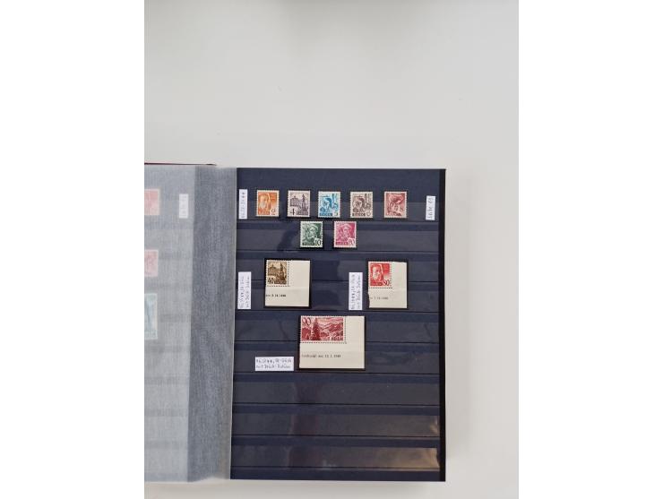 1920/2001, postfrischer, ungebrauchte und gestempelter Bestand in 8 großen Kartons, dabei Sammlungen Bund mit Posthorn, Berli