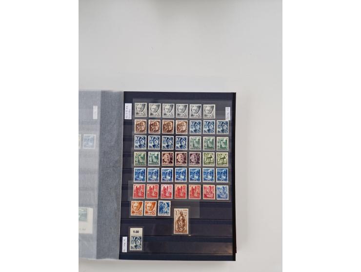 1920/2001, postfrischer, ungebrauchte und gestempelter Bestand in 8 großen Kartons, dabei Sammlungen Bund mit Posthorn, Berli