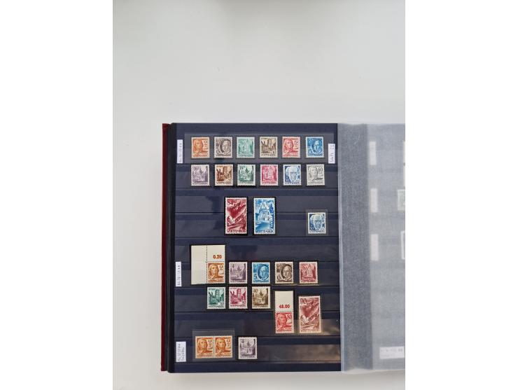 1920/2001, postfrischer, ungebrauchte und gestempelter Bestand in 8 großen Kartons, dabei Sammlungen Bund mit Posthorn, Berli