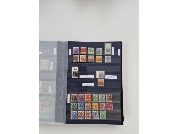 1920/2001, postfrischer, ungebrauchte und gestempelter Bestand in 8 großen Kartons, dabei Sammlungen Bund mit Posthorn, Berli