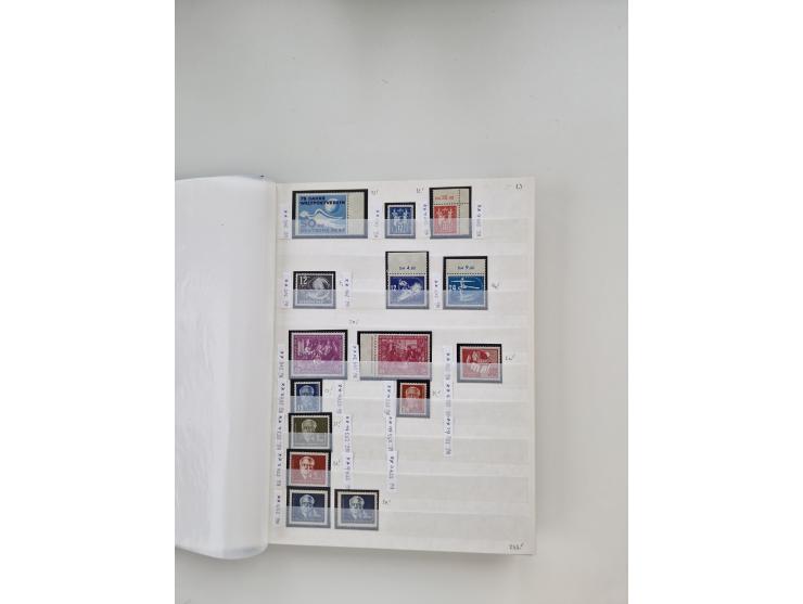 1920/2001, postfrischer, ungebrauchte und gestempelter Bestand in 8 großen Kartons, dabei Sammlungen Bund mit Posthorn, Berli