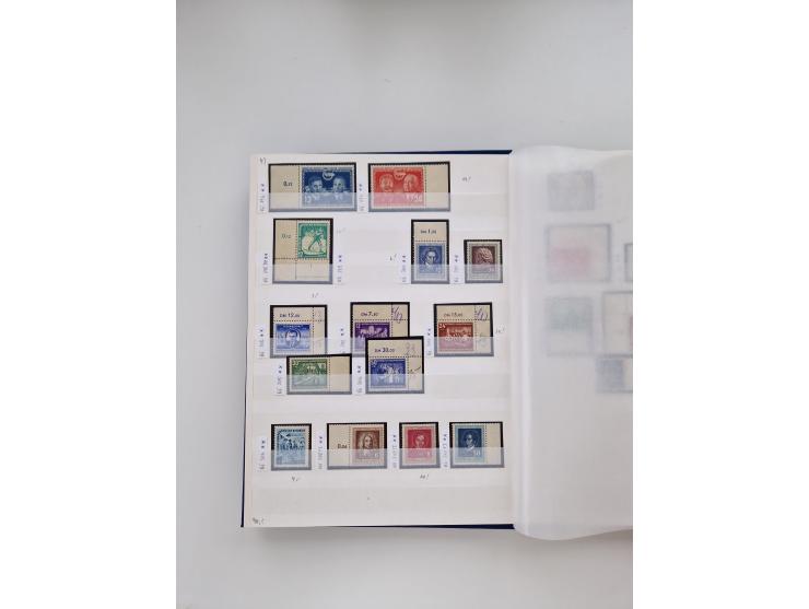 1920/2001, postfrischer, ungebrauchte und gestempelter Bestand in 8 großen Kartons, dabei Sammlungen Bund mit Posthorn, Berli