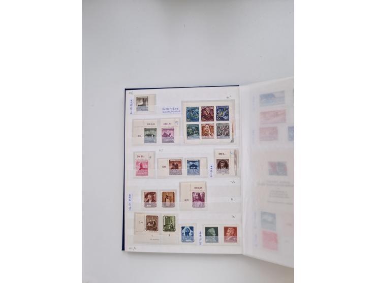 1920/2001, postfrischer, ungebrauchte und gestempelter Bestand in 8 großen Kartons, dabei Sammlungen Bund mit Posthorn, Berli