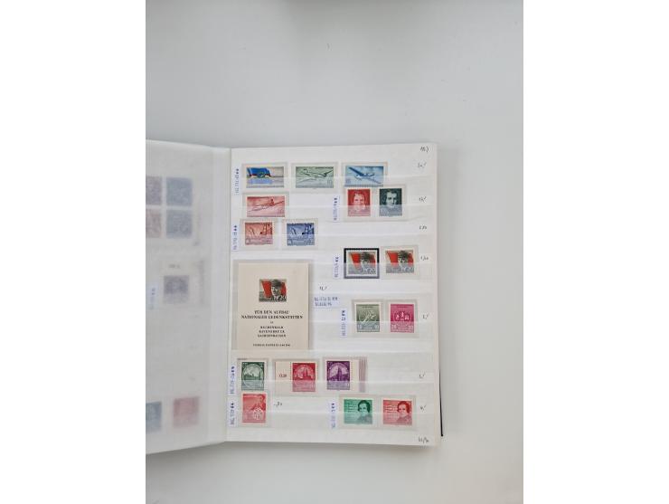 1920/2001, postfrischer, ungebrauchte und gestempelter Bestand in 8 großen Kartons, dabei Sammlungen Bund mit Posthorn, Berli