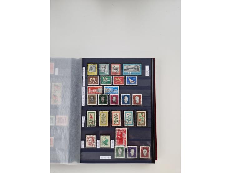 1920/2001, postfrischer, ungebrauchte und gestempelter Bestand in 8 großen Kartons, dabei Sammlungen Bund mit Posthorn, Berli