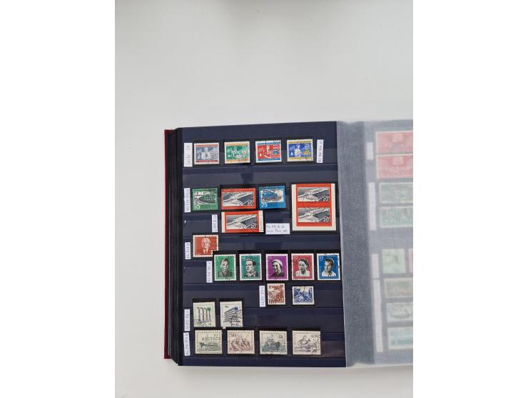 1920/2001, postfrischer, ungebrauchte und gestempelter Bestand in 8 großen Kartons, dabei Sammlungen Bund mit Posthorn, Berli