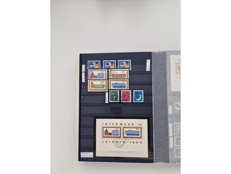 1920/2001, postfrischer, ungebrauchte und gestempelter Bestand in 8 großen Kartons, dabei Sammlungen Bund mit Posthorn, Berli