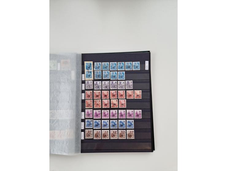 1920/2001, postfrischer, ungebrauchte und gestempelter Bestand in 8 großen Kartons, dabei Sammlungen Bund mit Posthorn, Berli