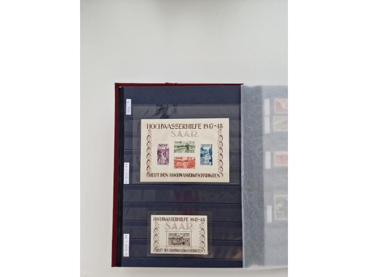 1920/2001, postfrischer, ungebrauchte und gestempelter Bestand in 8 großen Kartons, dabei Sammlungen Bund mit Posthorn, Berli