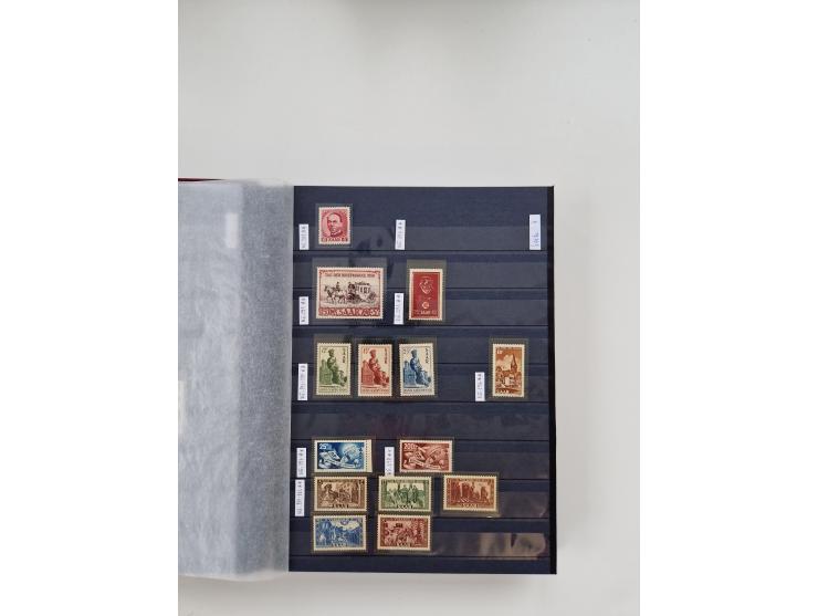 1920/2001, postfrischer, ungebrauchte und gestempelter Bestand in 8 großen Kartons, dabei Sammlungen Bund mit Posthorn, Berli