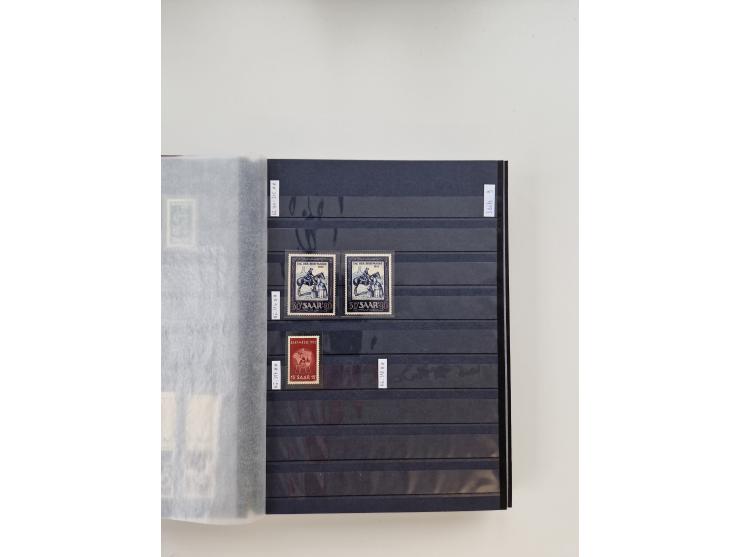 1920/2001, postfrischer, ungebrauchte und gestempelter Bestand in 8 großen Kartons, dabei Sammlungen Bund mit Posthorn, Berli