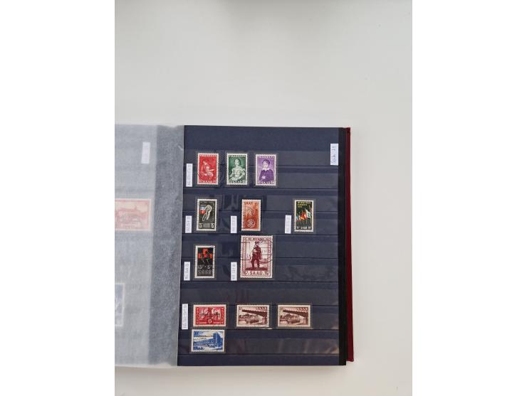 1920/2001, postfrischer, ungebrauchte und gestempelter Bestand in 8 großen Kartons, dabei Sammlungen Bund mit Posthorn, Berli