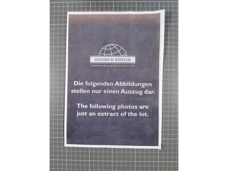 1948/70 (ca.), geschätzt über 600 Briefe, Karten und Ganzsachen, dabei R-Briefe, Einzel- und Mehrfachfrankaturen mit besseren