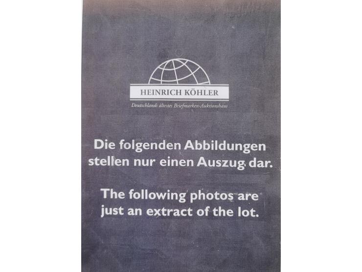 1872/1944, ungebrauchter und meist gestempelter, umfangreicher Sammlungsbestand von Marken und Briefen, jedes Stück mit ausfü