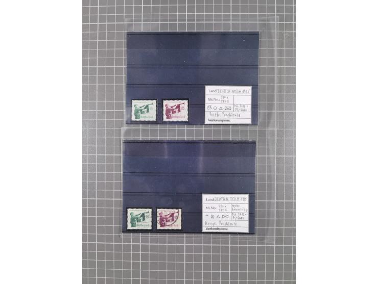 1872/1944, ungebrauchter und meist gestempelter, umfangreicher Sammlungsbestand von Marken und Briefen, jedes Stück mit ausfü