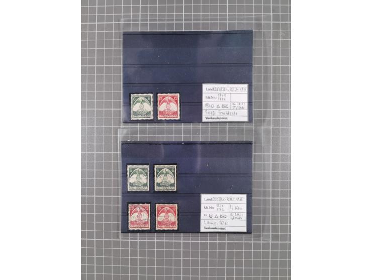 1872/1944, ungebrauchter und meist gestempelter, umfangreicher Sammlungsbestand von Marken und Briefen, jedes Stück mit ausfü
