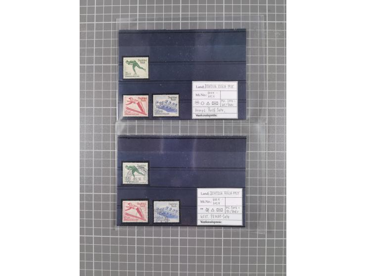 1872/1944, ungebrauchter und meist gestempelter, umfangreicher Sammlungsbestand von Marken und Briefen, jedes Stück mit ausfü
