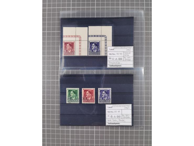 1872/1944, ungebrauchter und meist gestempelter, umfangreicher Sammlungsbestand von Marken und Briefen, jedes Stück mit ausfü