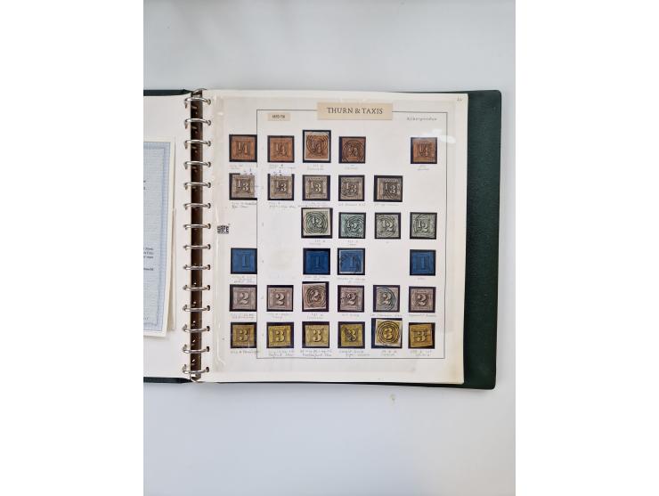 1852/66, ungebrauchte und gestempelte Sammlung mit vielen Einheiten, dabei schöner Ungebraucht-Teil mit Mi. 4-6, 6b, 12, 16 i
